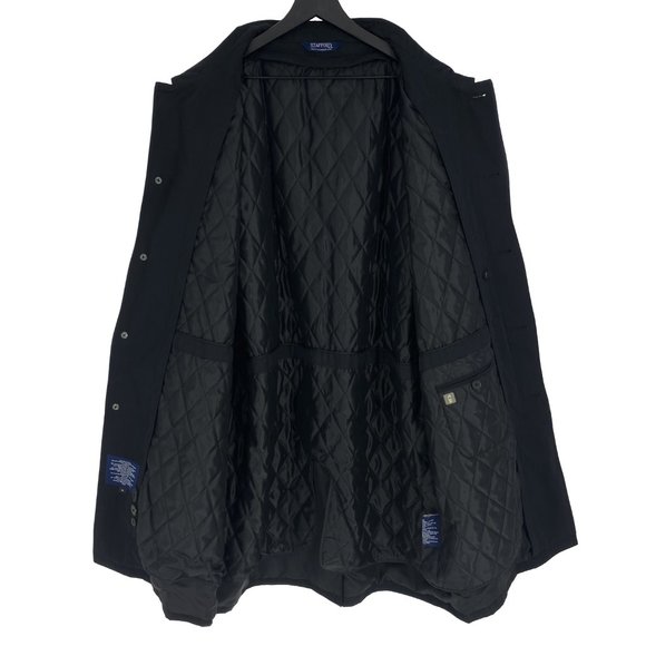 STAFFORD Removable Quilted Interliner Dress Coat - Picture 13 of 16